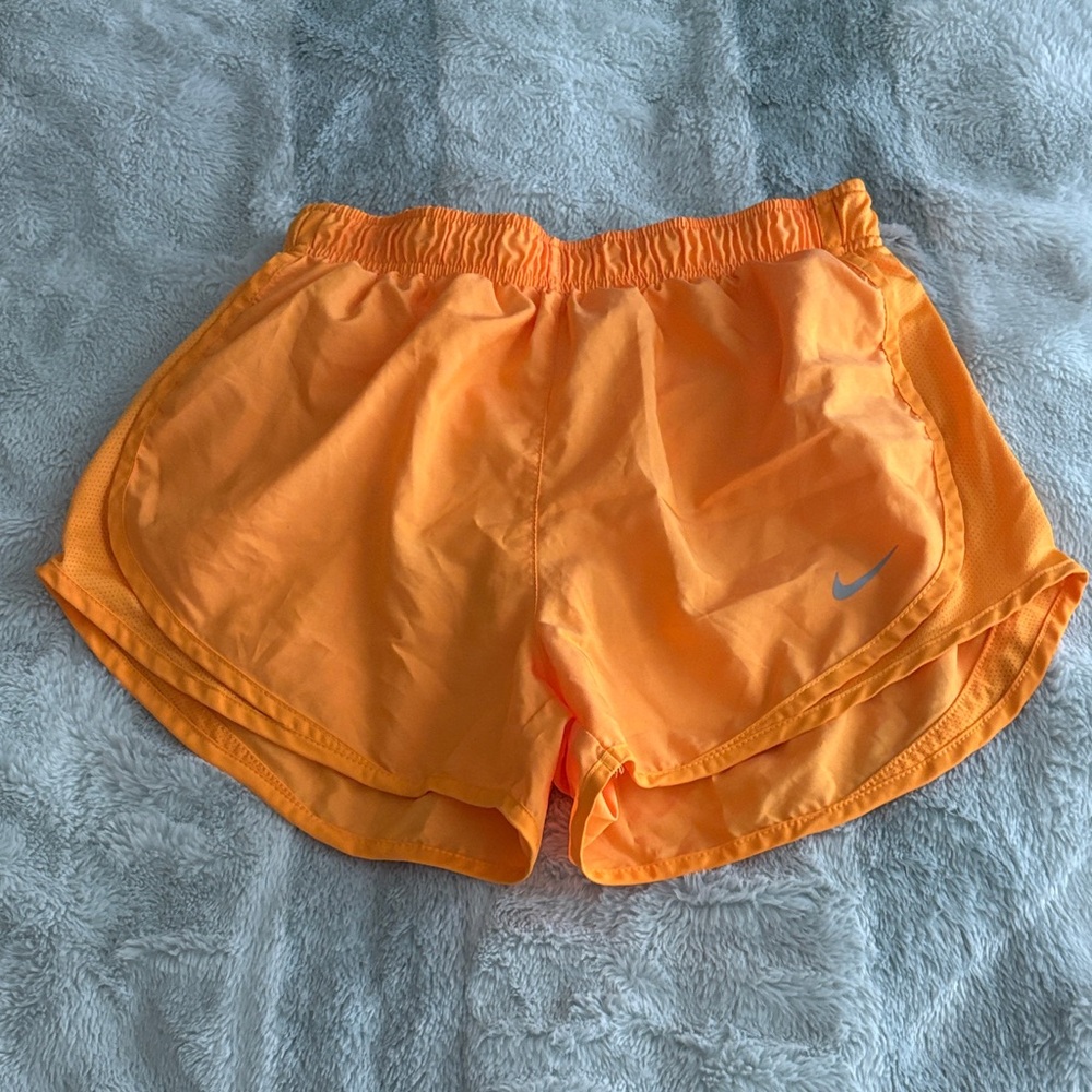 Nike Women's Bright Orange Athletic Shorts